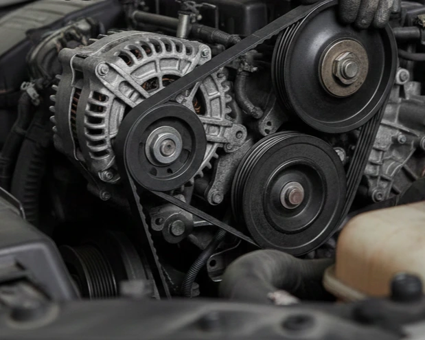 courroie accessoire d'une voiture