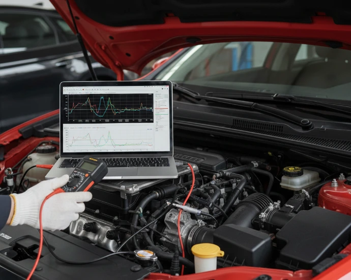 recherche de panne d'une voiture