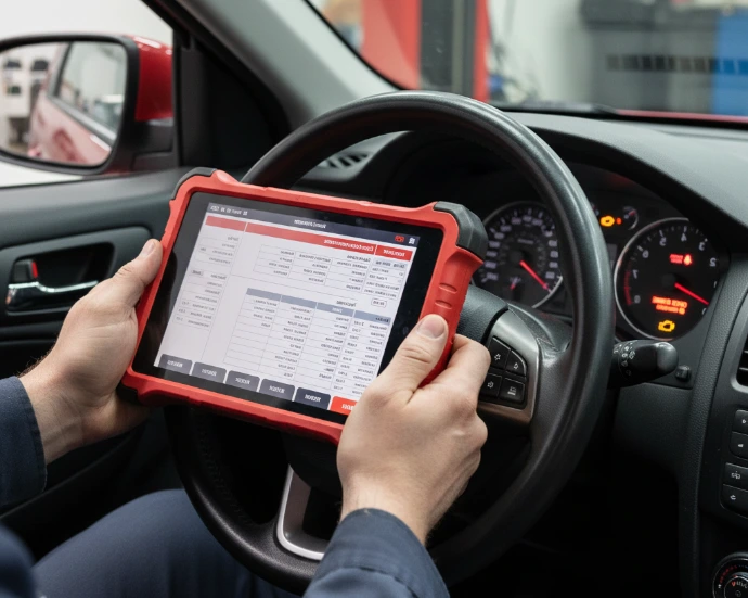lecture de défaut d'une voiture